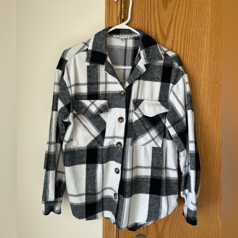 Women’s Button Down Flannel Shirt
